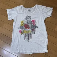 【中古】VOLCOM レディース Tシャツ Sサイズ 白 ホワイトのサムネイル