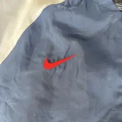 NIKE ナイキ　00s y2k レトロ　ナイロンジャケット ネイビー/ホワイト