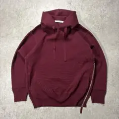 完売品 ESTNATION サイドジップフーディ ミラノリブ ニットパーカーのサムネイル