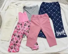 ズボン ロングパンツ スパッツ 5枚セット ユニクロ 西松屋 80-90cm