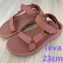 テバ Teva サンダル 23cm サーモンピンク オレンジ スポーツサンダルのサムネイル