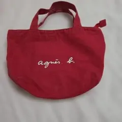 アニエスベー 赤カバン