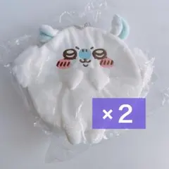 ちいかわくじ D賞　まんまるポーチ　モモンガ　もちっとふわっとコレクション　2点