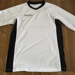 Kappa サッカーウェア セット ホワイト/ブラック 上下セット Lサイズ