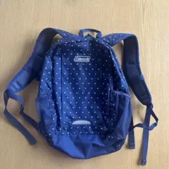 Coleman ネイビー 水玉模様 リュック　幼児　小学生