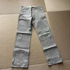 CUSHMANチェック柄ストレートパンツ　新品