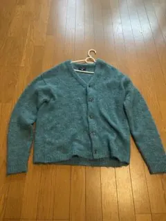 カーディガン グリーン Lサイズのサムネイル