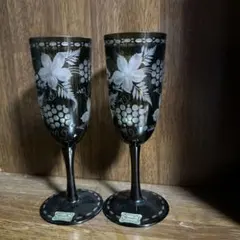 ボヘミアクリスタル　ペアグラス