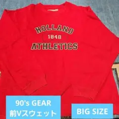Gear for Sports 赤トレーナー 前V 90'sのサムネイル