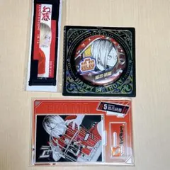 ハイキュー 孤爪研磨2025 バースデイ 缶バッジ 名場面スタンド キーホルダー