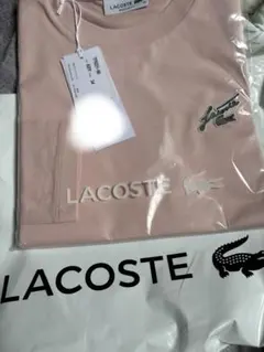 LACOSTE ピンク Tシャツ 新品