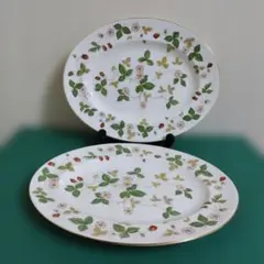 WEDGWOOD ワイルドストロベリー オーバル(パスタ、カレー)深皿4枚