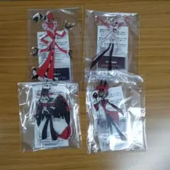 ハズビン・ホテルへようこそスタンド付きアクリルプレート4個セット