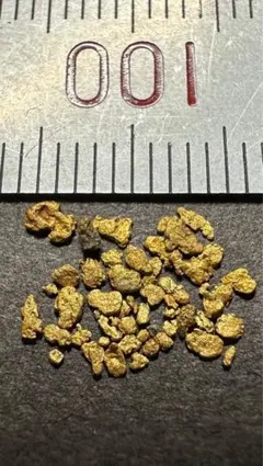 砂金　観賞・資料用 砂金 中粒 観賞・資料用 - メルカリ