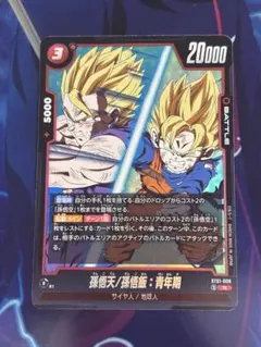 ドラゴンボール フュージョンワールド 孫悟天/孫悟飯:青年期 ST01-008