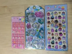 ほっぺちゃん　プチドロステッカー、あわわちゃんウォーターシール他3点セット