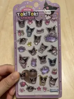 【正規品】韓国限定　サンリオ1枚　TOKTOK ぷくぷくシール(クロミ)