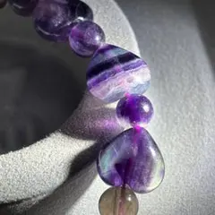 値下げしました❗️フローライト 天然石 ブレスレット