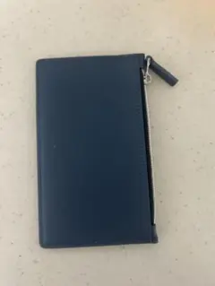 ネイビー レザー　フラグメントケース