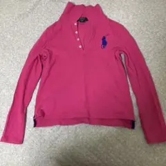 ラルフローレン 長袖ポロシャツ XL ピンク