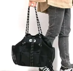 RISLEY OUTDOOR PRODUCTS コラボ トートバッグ黒✖️オレンジ - メルカリ