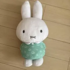 ミッフィー miffy ぬいぐるみ 花柄 ブルー タイトー - メルカリ