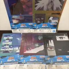 一番くじ NARUTO ナルト 疾風伝 J賞 クリアファイル＆ステッカー 5種