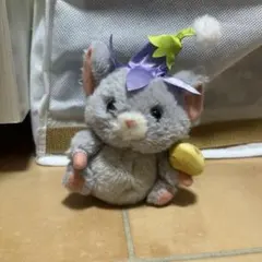 ディズニーシー　ティンカーベル チーズのぬいぐるみキーホルダー