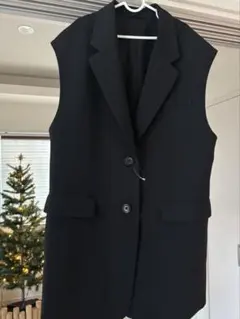 GU オーバーサイズテーラードベスト　黒Mサイズ