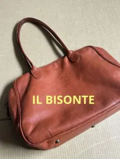 IL BISONTE イルビゾンテ ボストンバッグ トートバッグ レザー 茶のサムネイル