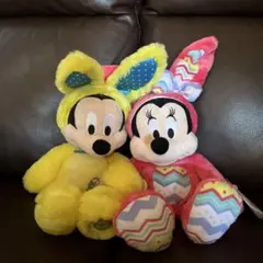 ミッキーミニー ぬいぐるみ イースター