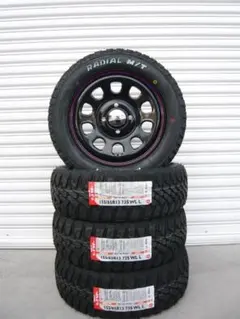 送料込☆マッドスターラジアルＭ/Ｔ☆155/65R13☆ゴツゴツタイヤのサムネイル