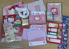 ハローキティ 平成レトロ セット メモ レタセ シール アルバム 塗り絵 パズル