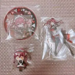非売品】宝鐘マリン 缶バッジ＆クリアファイルセット 現在入手困難