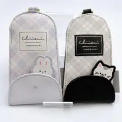 未使用品✨Chiisai TOMODACHI リール付き キーケース うさぎ 猫