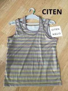 【新品】CITEN マルチボーダー レイヤータンク FREEサイズのサムネイル