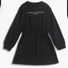 TOMMY HILFIGER 黒 長袖ワンピース 140