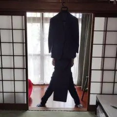 週末値下　オーダーメイド　 グレー ビジネススーツ(冬)