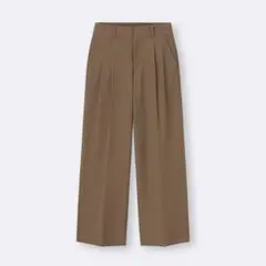 GU ブラウン ワイドパンツ Sサイズ