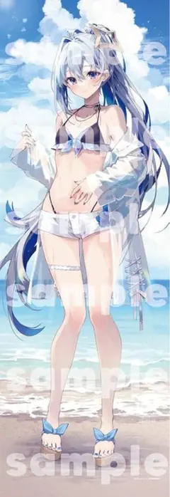 C106 和泉つばす 翡翠亭 新海天 水着ver. 等身大タペストリー nine 和泉つばす 翡翠亭 C106 新海天 ほぼ等身大タペストリー 未開封