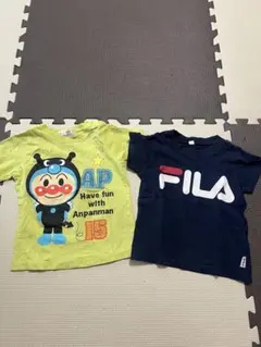 アンパンマン＆FILA Tシャツ 2枚セット