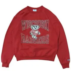 チャンピオン ウィスコンシン カレッジ スウェット トレーナー
