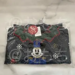 未使用《ディズニー》ミッキー 長袖セーターM〜Lサイズ クリスマス ネイビー 紺