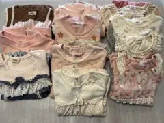 130センチsourisスーリーまとめ売り11点秋冬トレーナー ワンピース 長袖