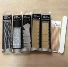 ネイルシール まとめ売り エメリーボード ウッドスティック 付き
