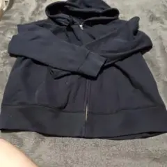 黒 フルジップ パーカー