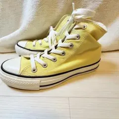 コンバース オールスター ハイカット 23.5cm イエロー