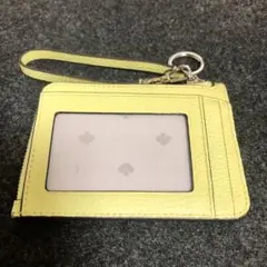 ケイトスペード パスケース 黄色