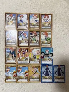 ONE PIECE カードダスハイパーバトル 旧裏 ナミ 17枚 当時モノ レア