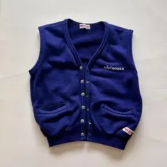 ミキハウス　紺色ベスト　ネイビー　110cm